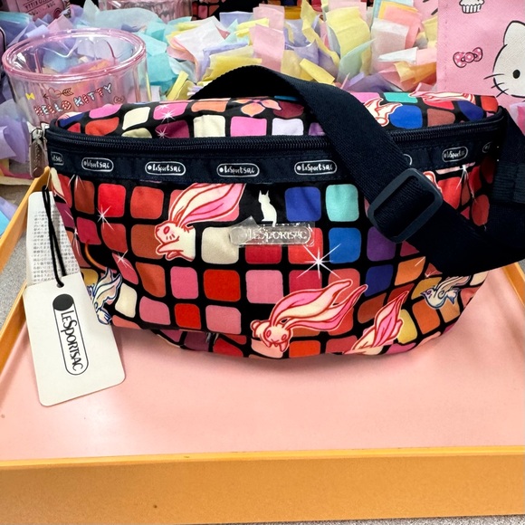 Lesportsac Handbags - Lesportsac Vibrant GuanChan Cartoon Fanny | Bum | Sling | Belt Bag